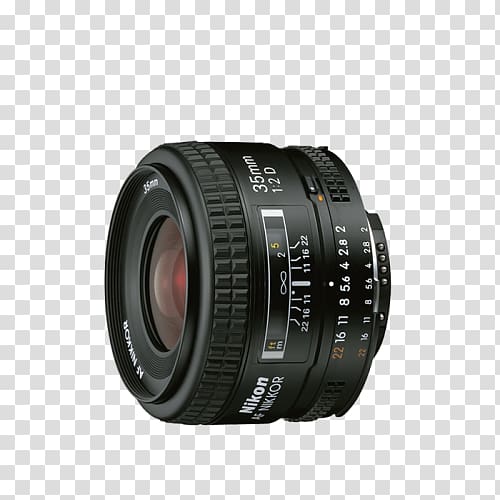 Nikon AF Nikkor 50 mm f/1.8D Camera lens Nikon AF-S DX Nikkor 35mm f/1.8G Prime lens, binoculars rear view transparent background PNG clipart