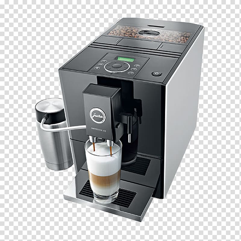 Coffee Espresso Machines Jura IMPRESSA A9 Jura Elektroapparate, Coffee transparent background PNG clipart