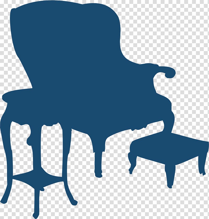 Table Chair Silhouette , Moini transparent background PNG clipart