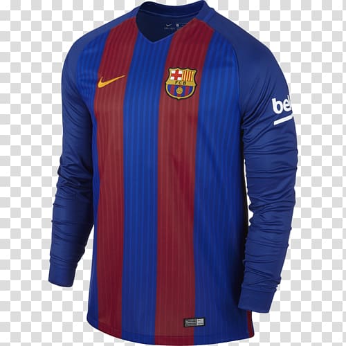 FC Barcelona T-shirt Sleeve Jersey, fc barcelona transparent background PNG clipart