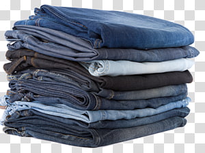 Pile of denim bottoms, T-shirt Clothing Jeans Trousers Casual, A