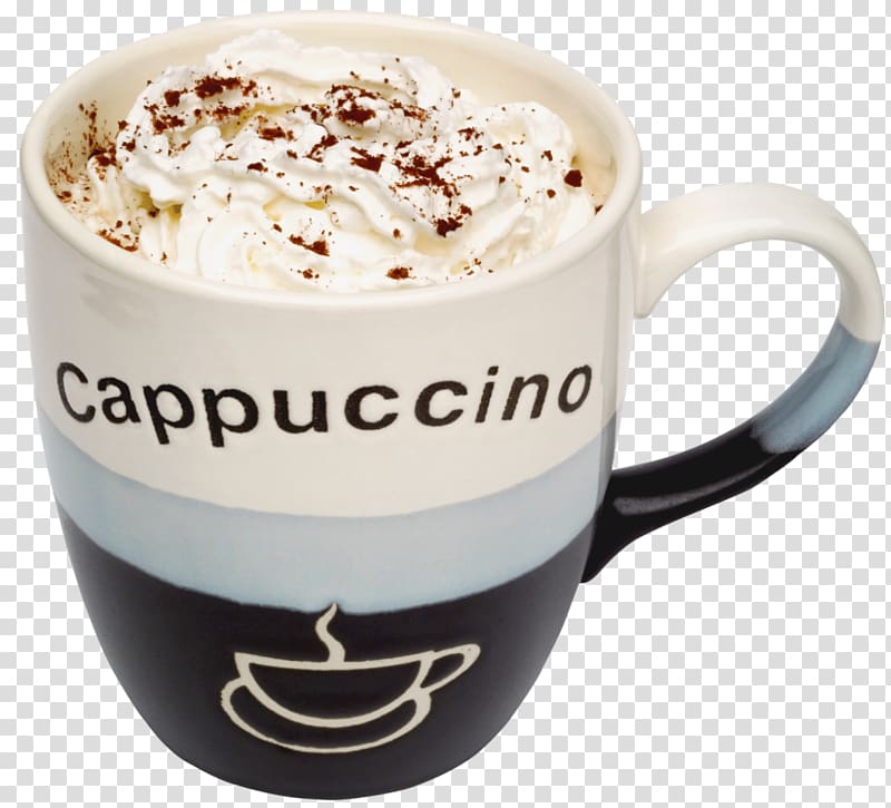cup of hot beverage with whipped cream, Cappuccino Turkish coffee Latte Espresso, Cup of Cappuccino transparent background PNG clipart