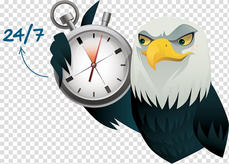 Digital clock Bird of prey Beak, 24 hours 7 days transparent background PNG clipart