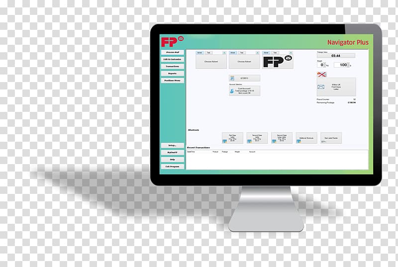 Computer Monitors Computer Software Screenshot Francotyp Postalia, Imac monitor transparent background PNG clipart