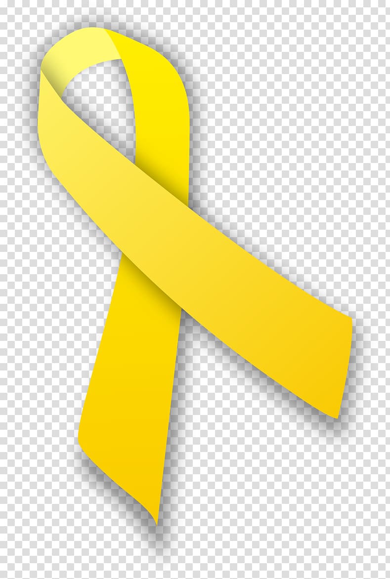 Yellow ribbon People Power Revolution Support our troops Awareness ribbon, gold ribbon transparent background PNG clipart