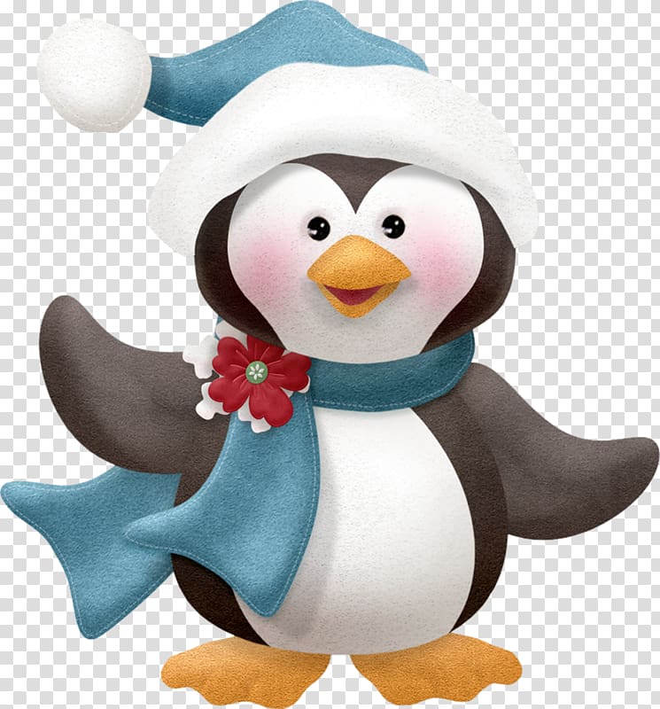 Penguin Christmas card Advent , baby penguin transparent background PNG clipart