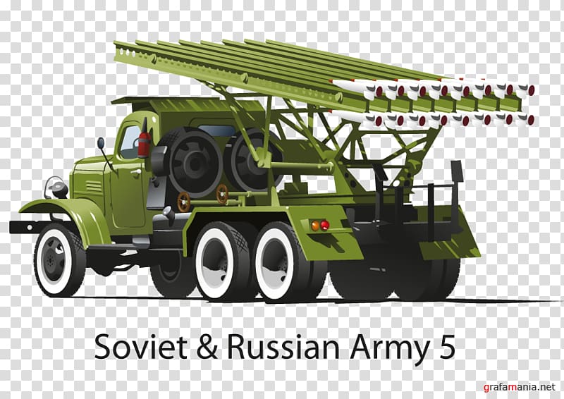 Katyusha rocket launcher graphics Military Design, military transparent background PNG clipart