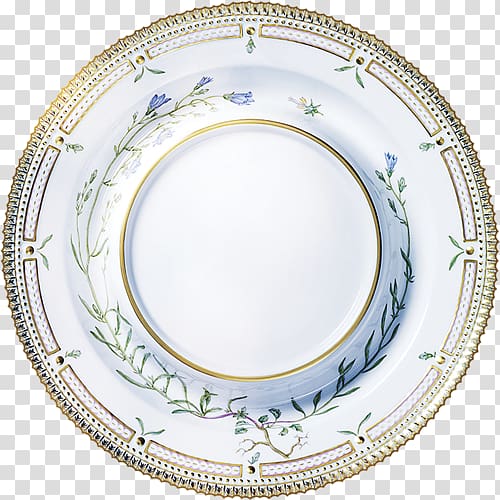 Flora Danica Tableware Plate Royal Copenhagen Platter, vegetables white plate transparent background PNG clipart