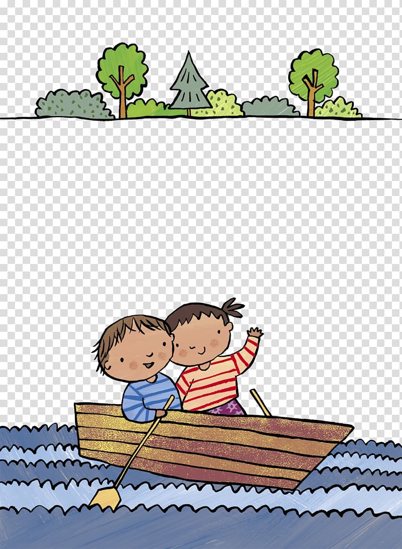 Row, Row, Row Your Boat , in a row transparent background PNG clipart