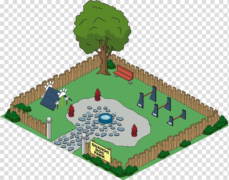 Bulldog Dog park Family Guy: The Quest for Stuff Quahog, park transparent background PNG clipart