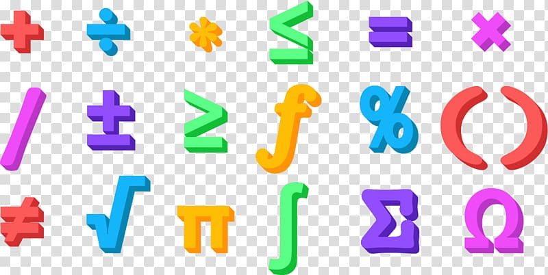 Symbol Mathematics Mathematical notation, mathematical symbols transparent background PNG clipart