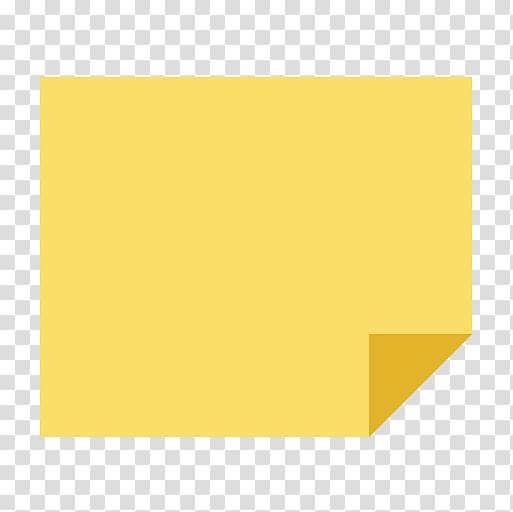 Square Area Angle Yellow Pattern, Sticky note transparent background PNG clipart