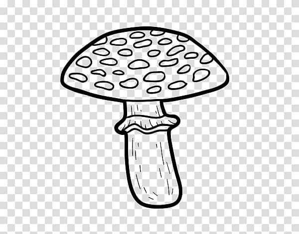 Coloring book Drawing Amanita muscaria Mushroom, mushroom transparent background PNG clipart
