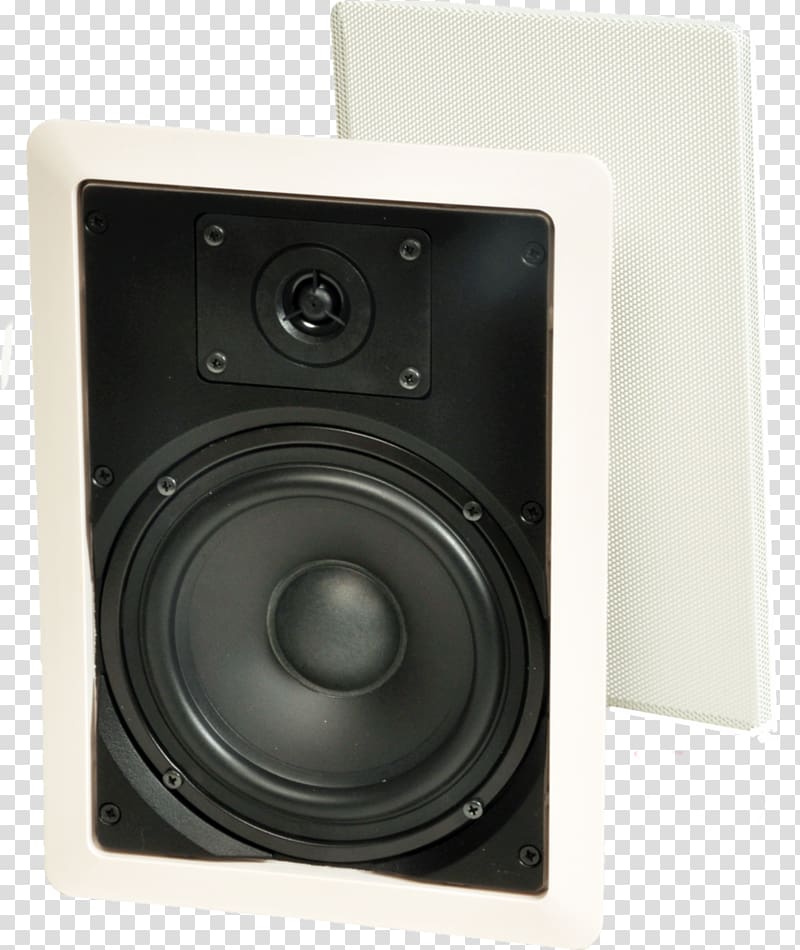 Computer speakers Subwoofer Studio monitor Sound box, stereo wall transparent background PNG clipart