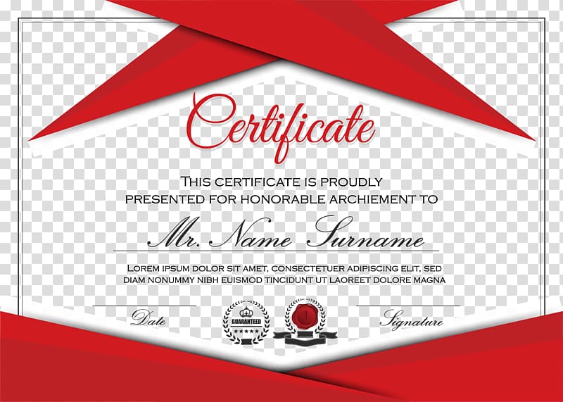 red certificate border texture transparent background PNG clipart