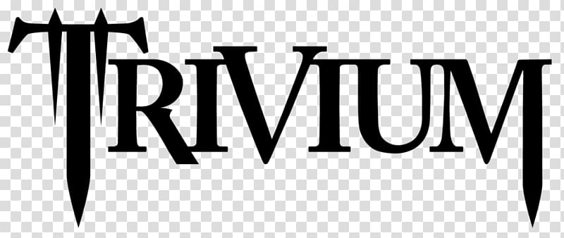 Trivium Logo Thrash metal Metallica, Trivium transparent background PNG clipart