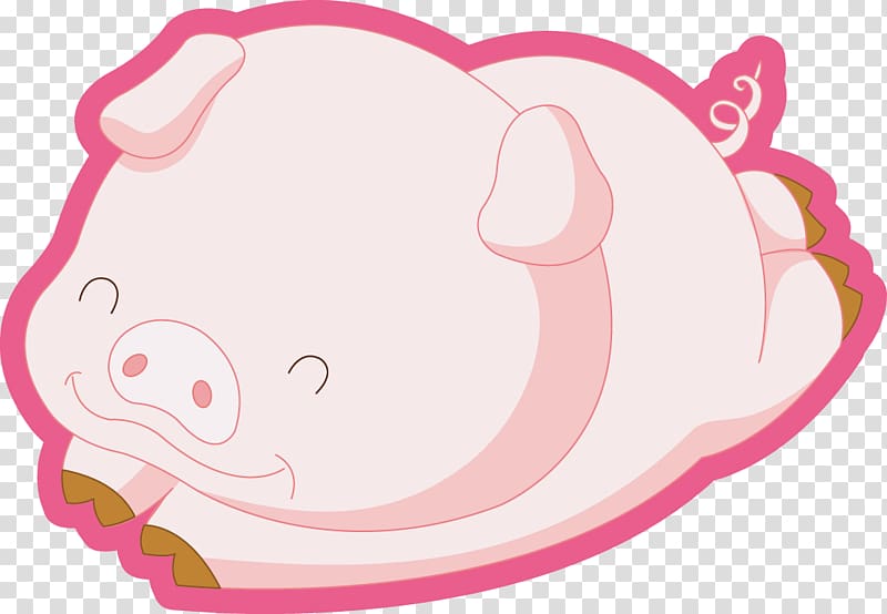 Domestic pig , Pig transparent background PNG clipart