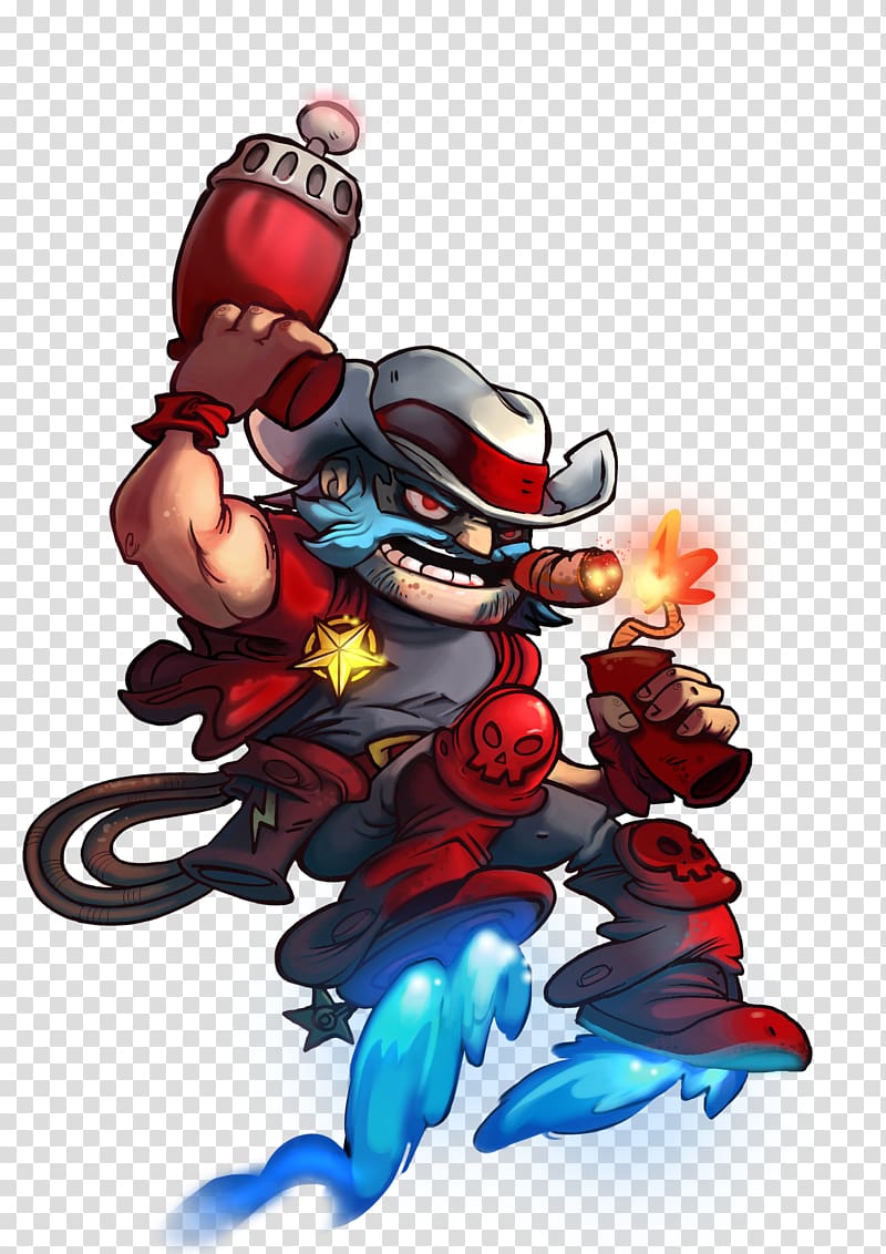 Awesomenauts PlayStation 4 Mercenary Kings Ronimo Games, Sheriff transparent background PNG clipart