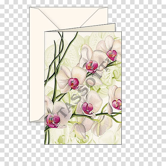 Floral design Paper Cut flowers Orchids Greeting & Note Cards, orchidea transparent background PNG clipart