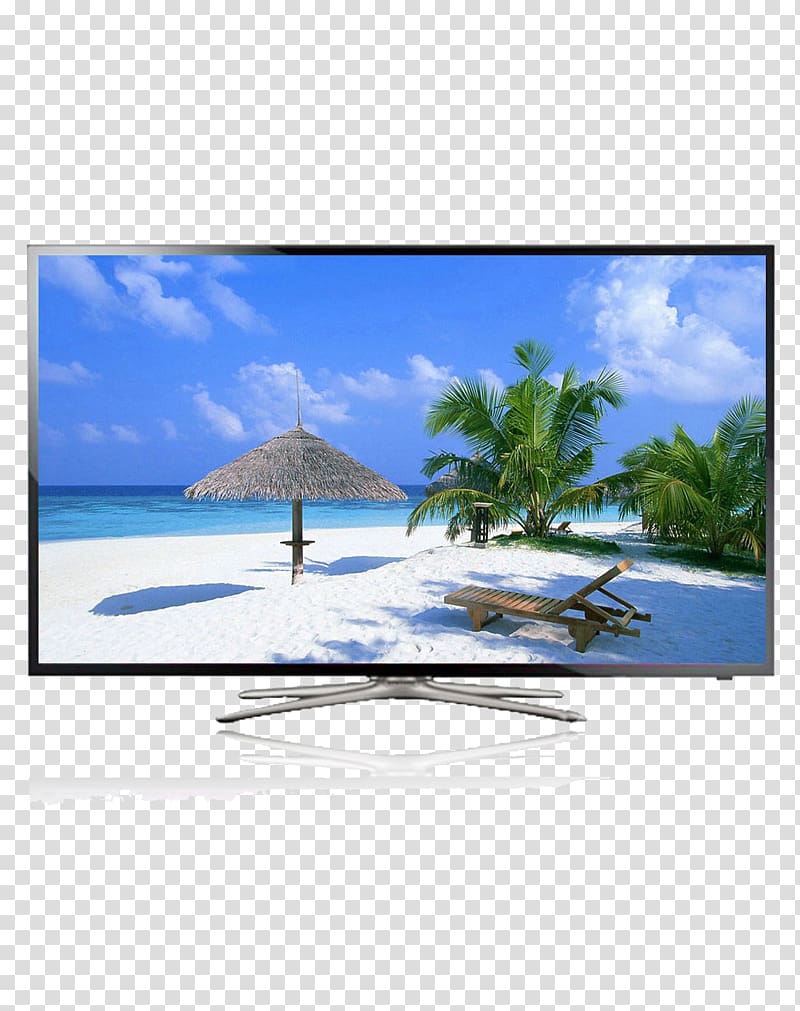 Baga Punta Cana Beach Arecaceae , LCD wall support for LCD TV transparent background PNG clipart