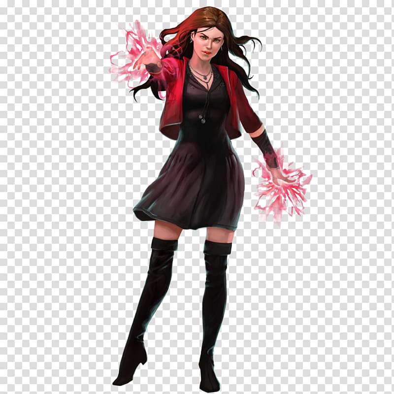 Wanda Maximoff Marvel Puzzle Quest Captain America Quicksilver Marvel Comics, she hulk transparent background PNG clipart