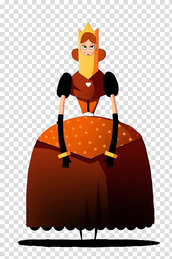Queen of Hearts Queen regnant Icon, Tutu Queen transparent background PNG clipart