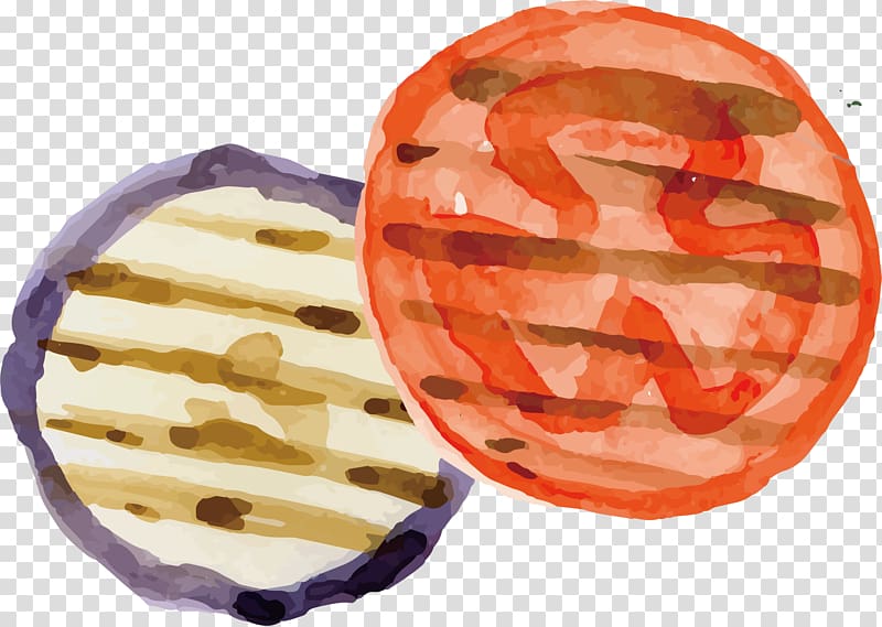 Barbecue Watercolor painting Drawing, Watercolor sushi transparent background PNG clipart