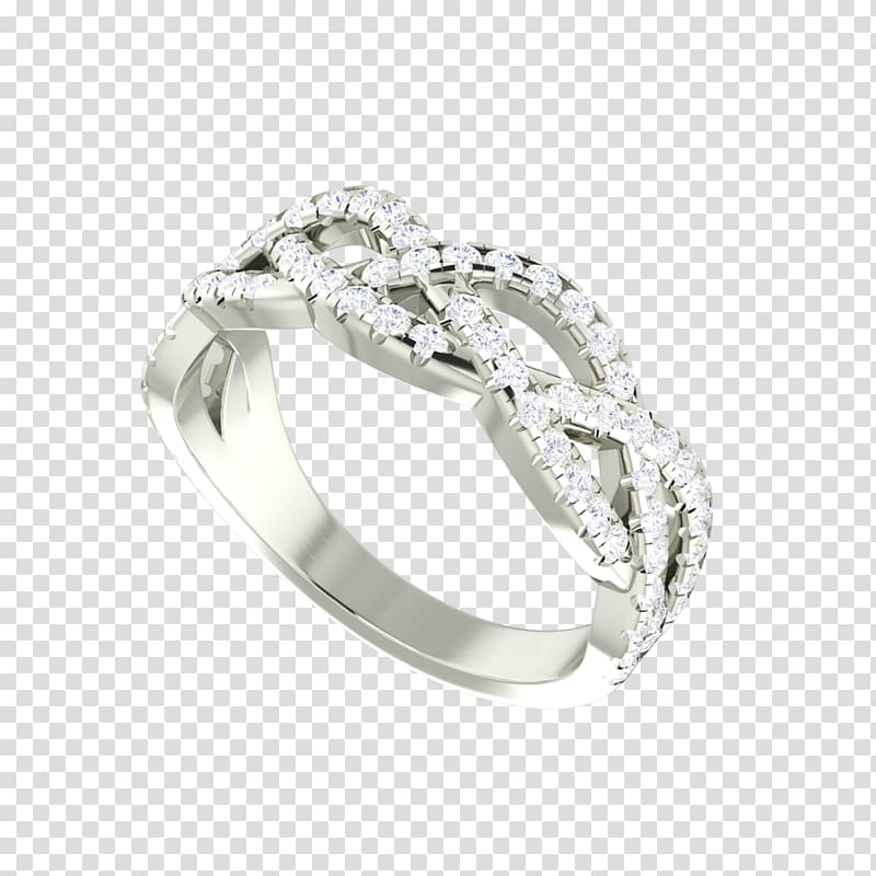 Wedding ring Silver Jewellery Platinum, ring transparent background PNG clipart