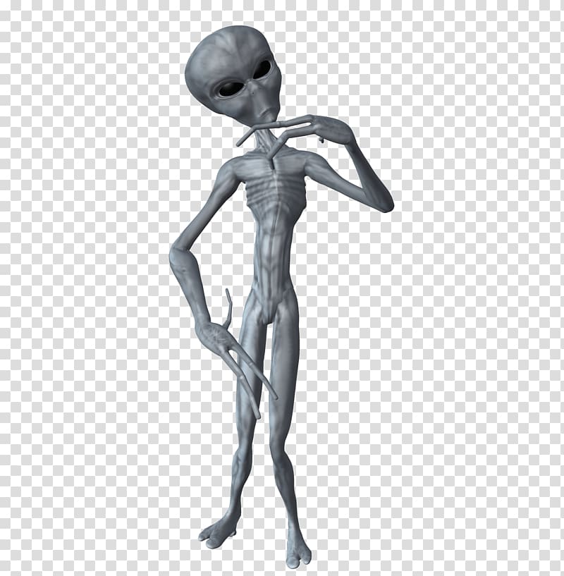 gray alien , Grey alien Extraterrestrial life Alien abduction, Alien transparent background PNG clipart