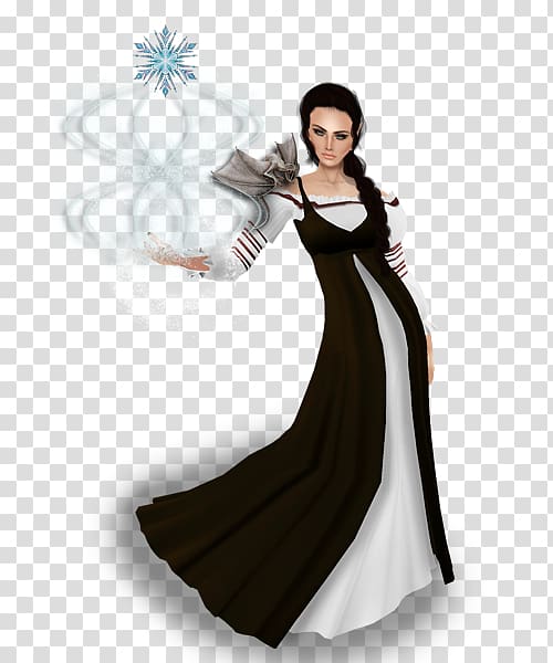 Woman formal dress avatar transparent