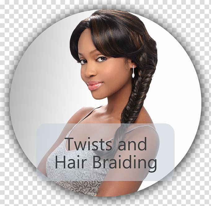 Hair coloring Braid Artificial hair integrations Cornrows, hair braid transparent background PNG clipart