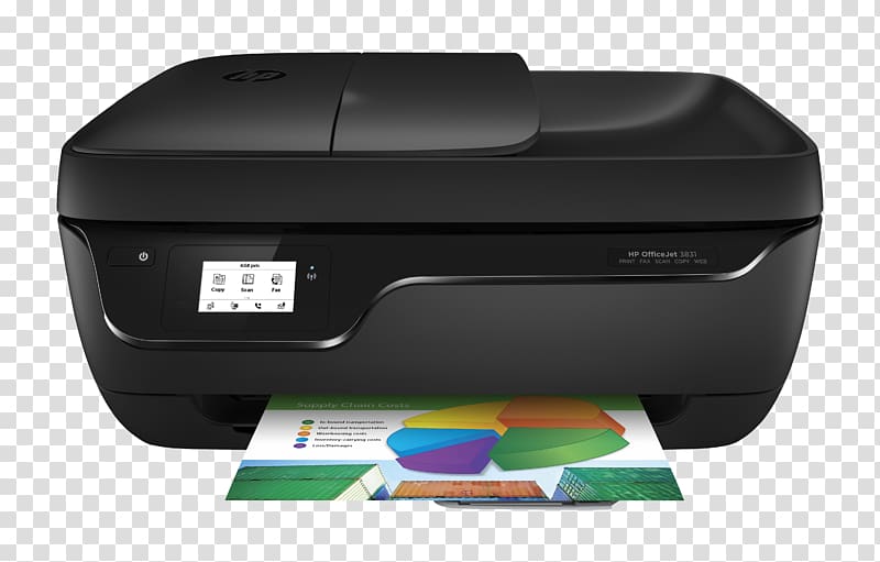 Hewlett-Packard HP Deskjet Multi-function printer Inkjet printing Officejet, printer transparent background PNG clipart