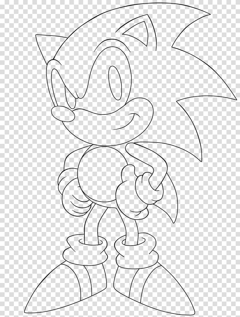 Mario & Sonic at the Olympic Games Sonic the Hedgehog Shadow the Hedgehog Amy Rose, sonic hedgehog outline transparent background PNG clipart