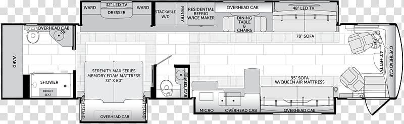 Floor plan Campervans Caravan RVT.com Price, Jon Klassen transparent background PNG clipart