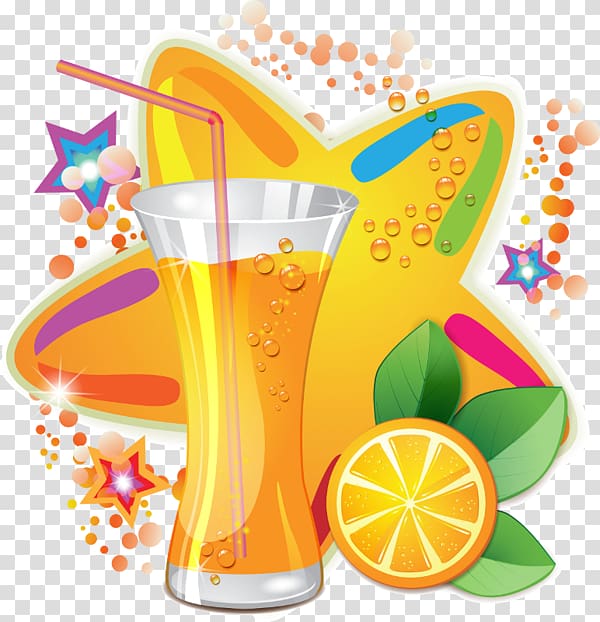 Orange juice Euclidean Fruchtsaft, Great Icy water glass beverage transparent background PNG clipart