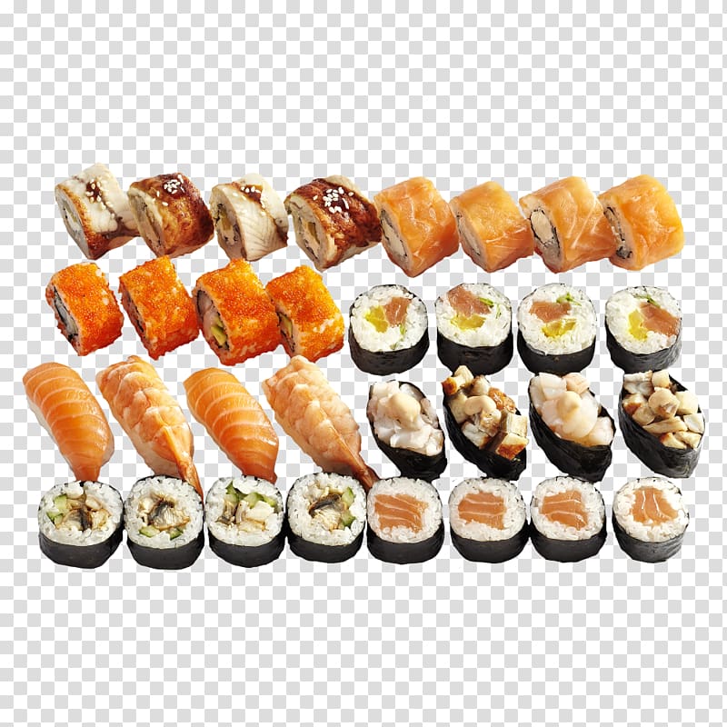 Sushi 07030 Finger food Dish, sushi transparent background PNG clipart