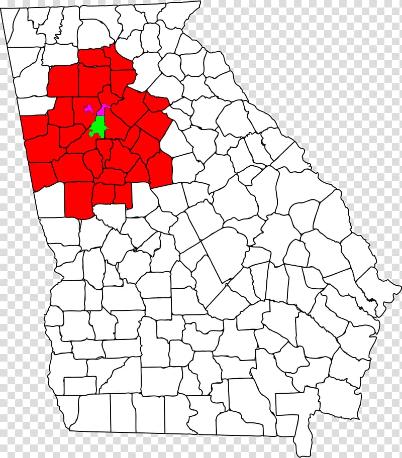 Campbell County Forsyth County, Georgia Bartow County, Georgia Franklin County, Georgia DeKalb County, Georgia, areas transparent background PNG clipart