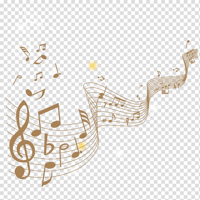 musical notes illustration, Musical note Staff, musical note transparent background PNG clipart