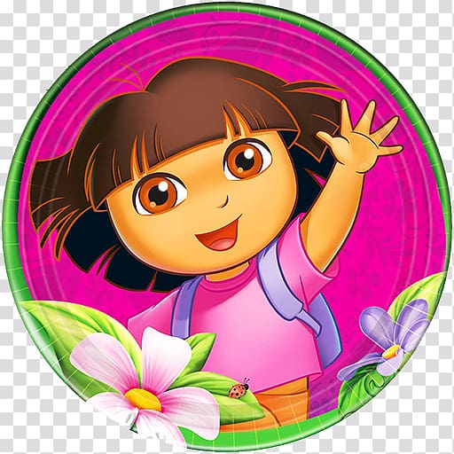 Dora the Explorer Children\'s party Balloon Swiper, party transparent background PNG clipart