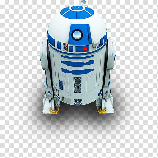 toy plastic machine, R2D2, Star Wars R2-D2 transparent background PNG clipart