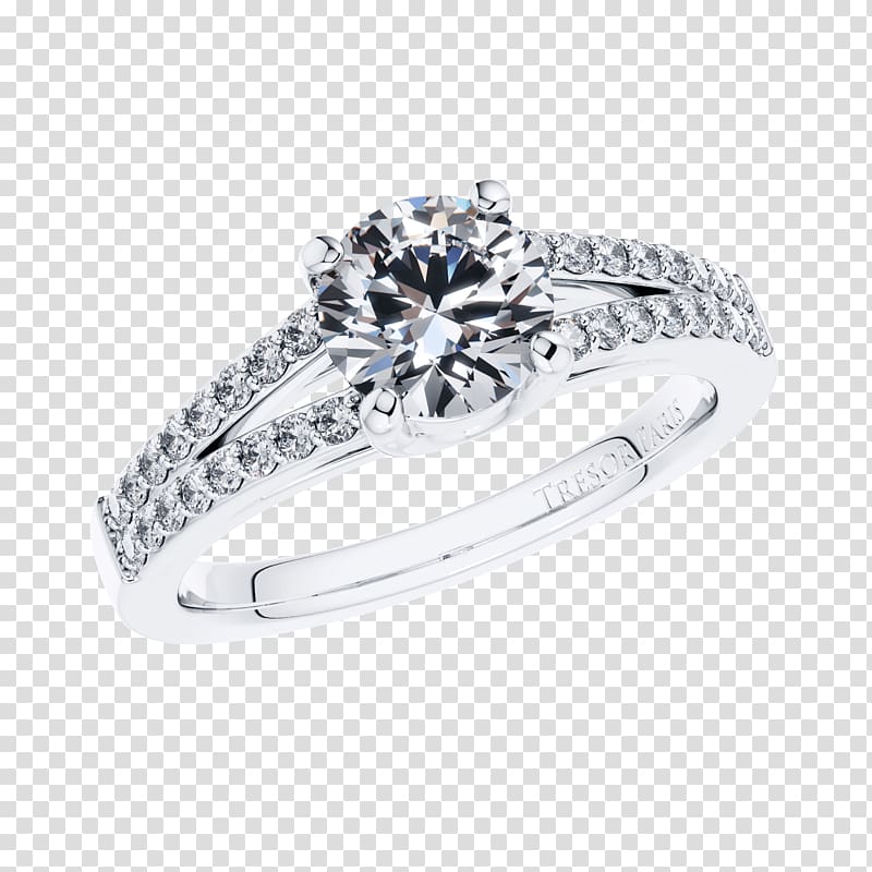 Diamond Wedding ring Gemological Institute of America Engagement ring, ring material transparent background PNG clipart