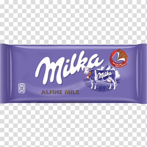 Chocolate bar Milka Marzipan Cream, milk transparent background PNG clipart