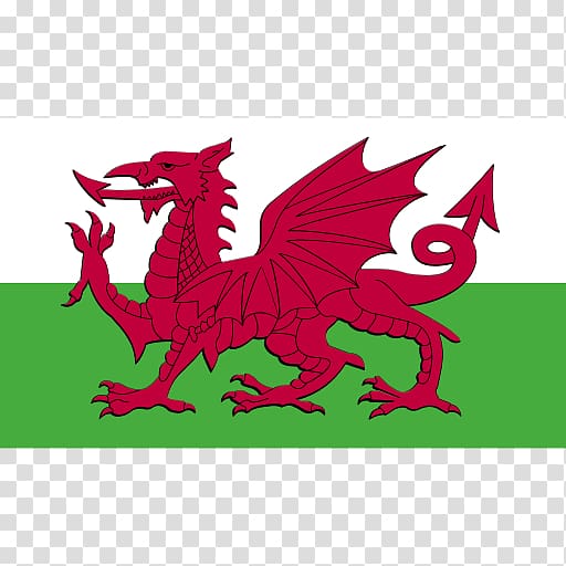 Flag of Wales Welsh Dragon National flag, Flag transparent background PNG clipart