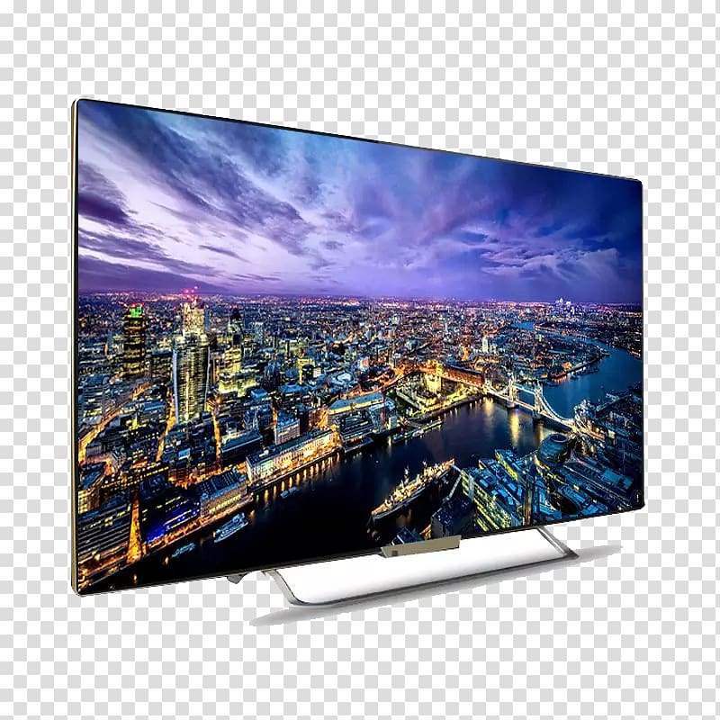 London Canvas print Skyline Television, HD LCD TV transparent background PNG clipart