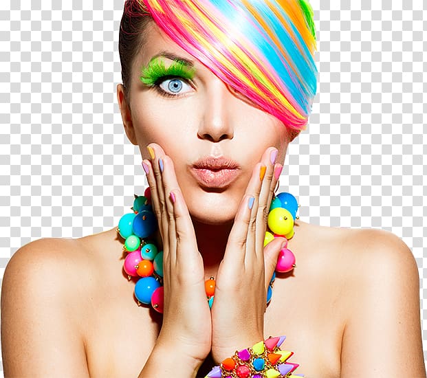Color Child Woman Paint Hair, hometown beauty transparent background PNG clipart