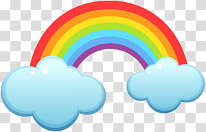Rainbow animated illustration, Rainbow Drawing ROYGBIV , Rainbow