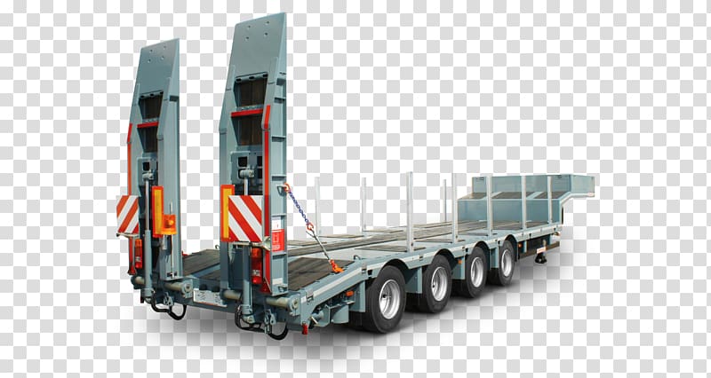 Semi-trailer truck Machine Vehicle Lowboy, truck transparent background PNG clipart