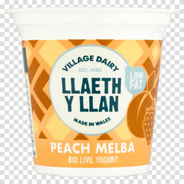 Cream Frozen yogurt Milk Yoghurt Peach Melba, milk transparent background PNG clipart