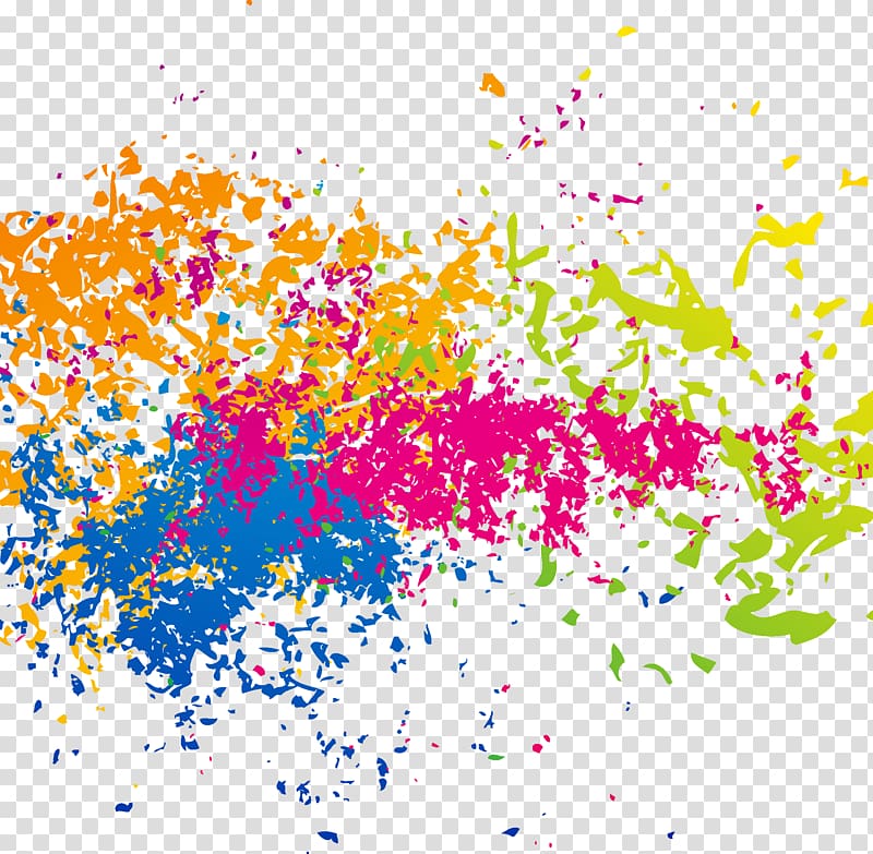 Pink Orange And Blue Splatter Illustration Color Splash Paint Splash Transparent Background Png Clipart Hiclipart