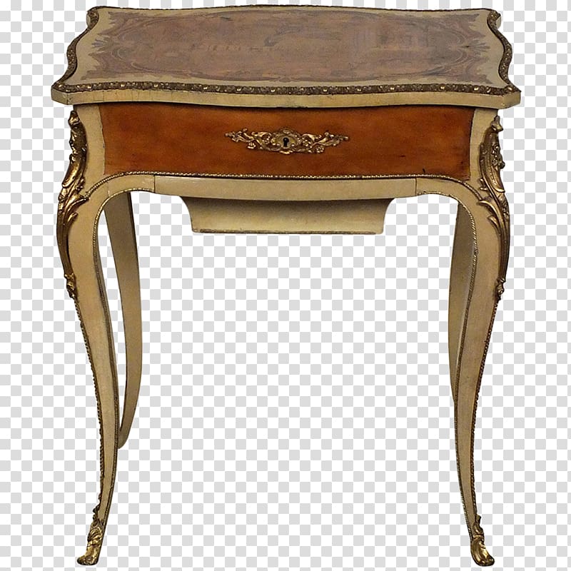 Sewing table Louis Quinze Furniture Inlay, along with classical transparent background PNG clipart